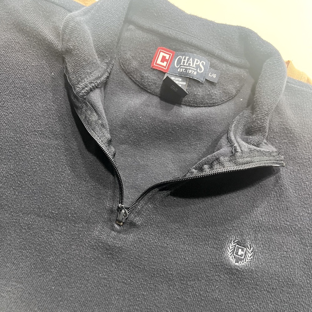 Navy blue Chaps sweater